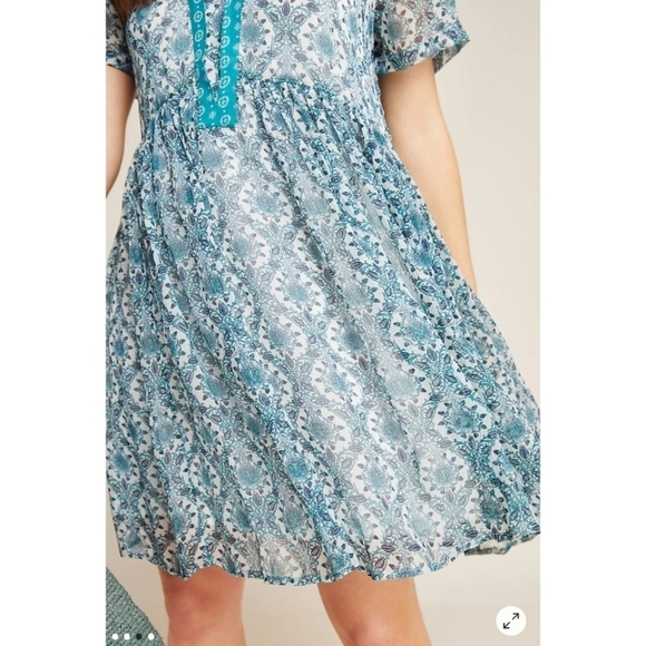 ANTHROPOLOGIE Maeve Mandie Tunic Dress Size M - Picture 3 of 11